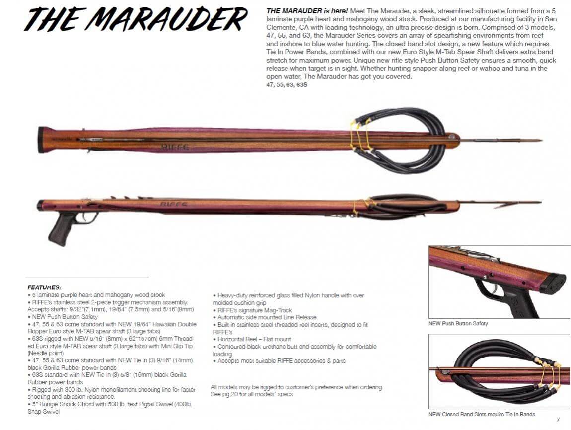 Riffe Marauder Speargun - Out and Under
